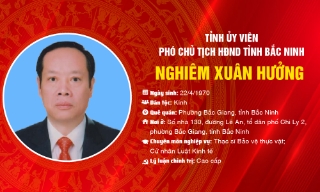 Đồng chí Nghiêm Xuân Hưởng, Tỉnh ủy viên, Phó Chủ tịch HĐND tỉnh Bắc Ninh